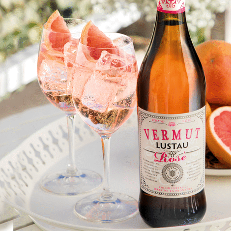drink, cocktail, riedel, vermut, vermut rose, vermouth, lusatu, opskrift, drinksopskrift