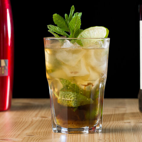 drink, cocktail, riedel, mojito, rom, lime, mynte, opskrift, drinksopskrift