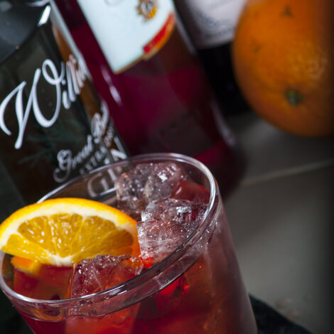 drink, cocktail, riedel, gin, vermouth, campari, negroni, appelsin, opskrift, drinksopskrift