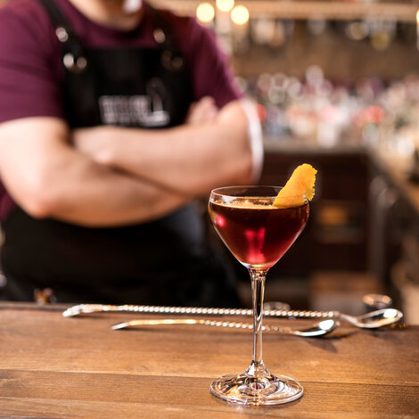 drink, cocktail, riedel, whisky, vermouth, angostura, manhattan, opskrift, drinksopskrift