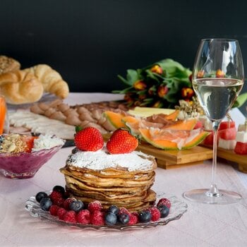 Graham's Pandekager med appelsin og grape, mad, ingredienser, opskrifter, tilberedning, langtidssteges 