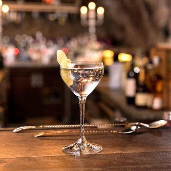 drink, cocktail, riedel, gin, vermouth, dry martini, martini, opskrift, drinksopskrift