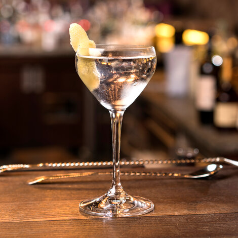 drink, cocktail, riedel, gin, vermouth, dry martini, martini, opskrift, drinksopskrift