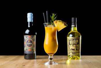 Opskrift og fremgangsmåde for Tropical Sun D. Cocktail