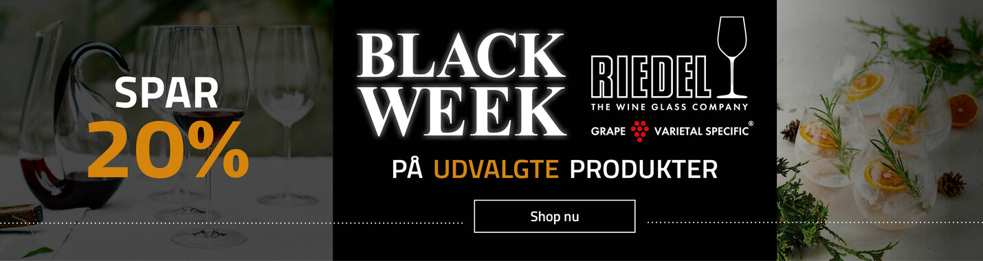 BLACK WEEK RIEDEL - BLACK WEEK RIEDEL - BLACK WEEK RIEDEL