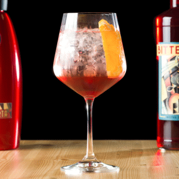 Bitteroma Spritz cocktail