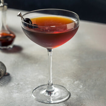 drink, cocktail, riedel, rom, Manhatten, opskrift, drinksopskrift 