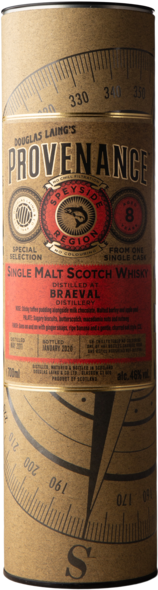 Provenance Braeval 2011 8yo 46%, 70 cl