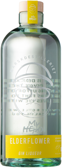 My Hero Elderflower Gin Likør 20%, 70 cl