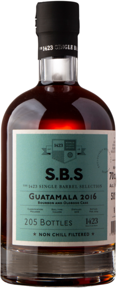 S.B.S Guatemala rom 2016, Oloroso finish, 50%, 70 cl