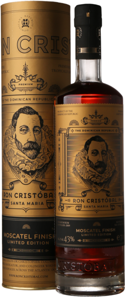 Ron Cristobal Santa Maria Moscatel Cask Finish 43%, 70 cl