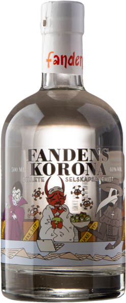 Fandens Korona Akvavit 41%, 50 cl