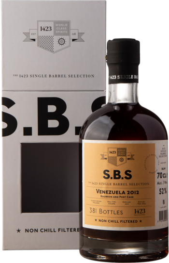 S.B.S Venezuela rom 2012, Ruby Port finish, 52%, 70 cl