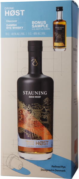 Stauning Høst + 5 cl Rye, 41%, 75 cl