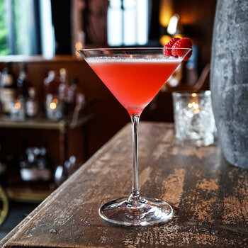 drink, cocktail, riedel, vodka, tranebær, cointreau, osmopolitan, opskrift, drinksopskrift