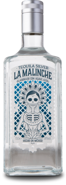 La Malinche Blanco Tequila 38%, 70 cl
