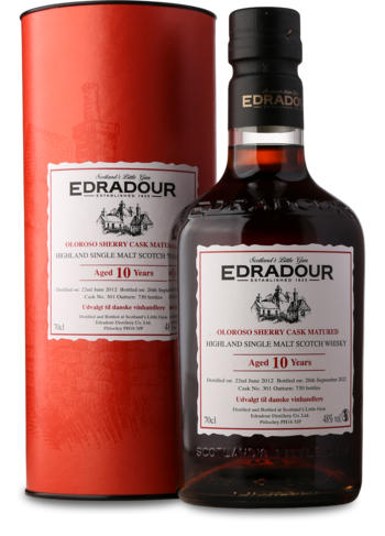 Edradour 10 år 48%, 70 cl