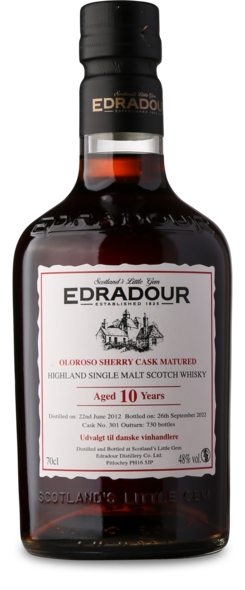 Edradour 10 år 48%, 70 cl