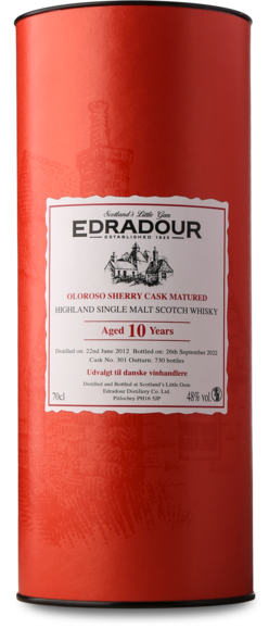 Edradour 10 år 48%, 70 cl
