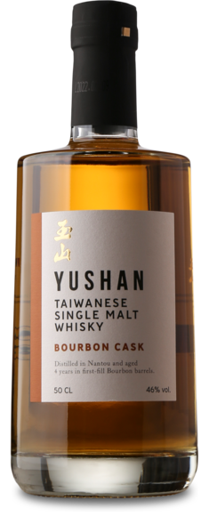 Yushan Single Malt Bourbon cask 46%, 50 cl