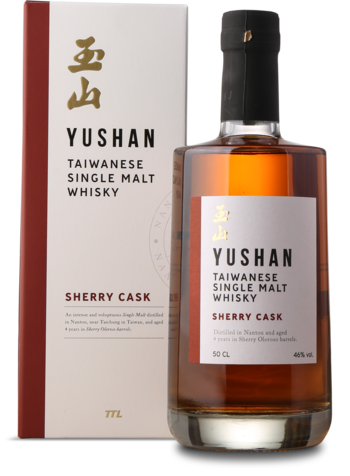 Yushan Single Malt Sherry Cask 46%, 50 cl