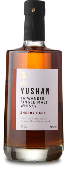 Yushan Single Malt Sherry Cask 46%, 50 cl