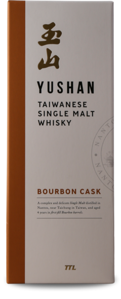 Yushan Single Malt Bourbon cask 46%, 50 cl