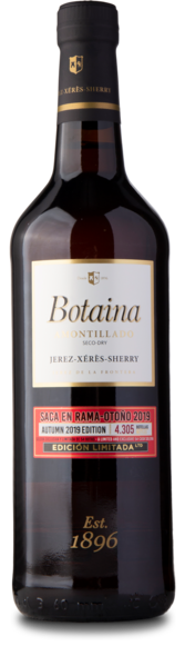 Botaina Amontillado Limitada 19%, 75 cl