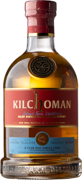 Kilchoman Single Cask, 8 år Bourbon Cask, 57,9%, 70 cl