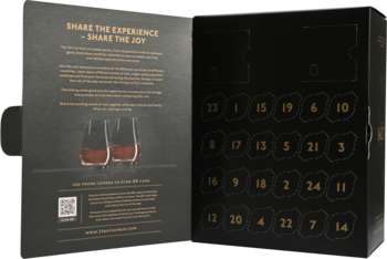 Romkalender - 24 Days Of Rum 2024 Black Edition, 41,3%, 24x2 cl