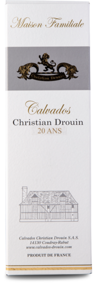 Drouin Calvados 20 Years 40%, Appellation Calvados Contrôlee, 70 cl