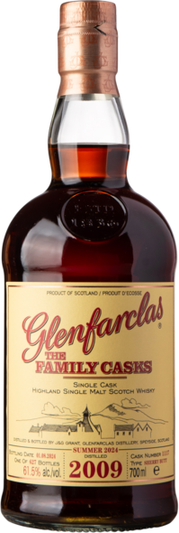 2009 Glenfarclas Family cask, #1117, 61,5% 70 cl, J & G Grant