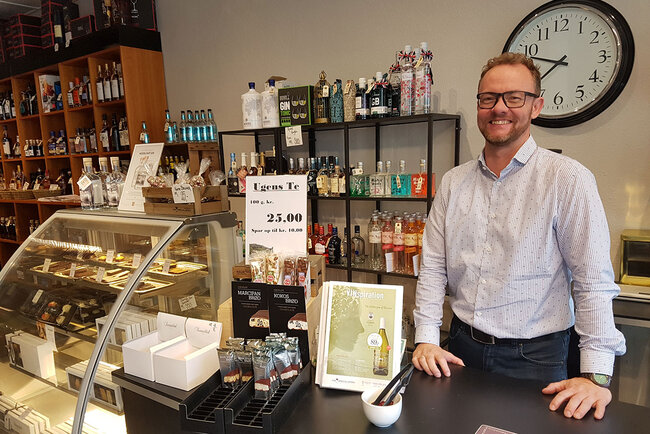 Dennis i butikken