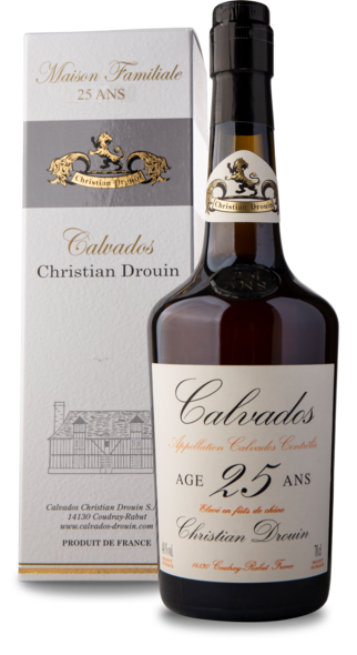 Drouin Calvados 25 Years 40%, Appellation Calvados Contrôlee, 70 cl