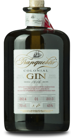 Tranquebar Colonial Gin 45%, 70 cl