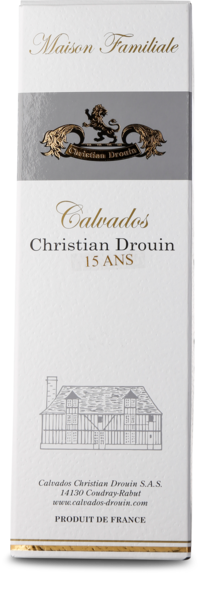 Drouin Calvados 15 Years 40%, Appellation Calvados Contrôlee, 70 cl