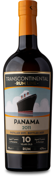 Trans Continental Rum Line 10 år Panama 43%, 70 cl