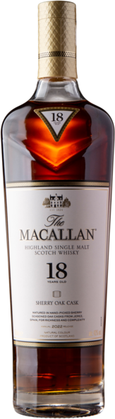 Macallan 18 Years Sherry 43,00%, 70 cl