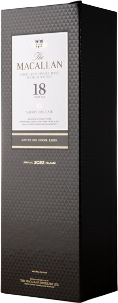 Macallan 18 Years Sherry 43,00%, 70 cl