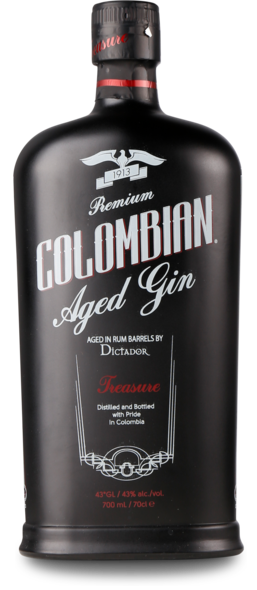 Colombian Gin Treasure 43%, 70 cl