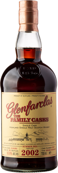 2002 Glenfarclas Family cask, #3327, 50,8% 70 cl, J & G Grant