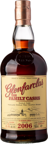 2006 Glenfarclas Family cask, #3418, 61,4% 70 cl, J & G Grant