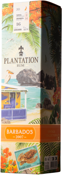 Plantation Barbados Vintage 2007, 48,7% 70 cl