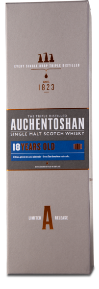 Auchentoshan 18 Years 43% Gift Box, Single Malt, 70 cl