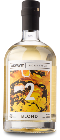 Snaps Bornholm Øko Akvavit Blond 40%, 50 cl