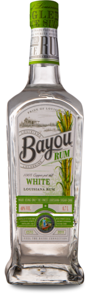Bayou White Louisiana Rom 40%, 70 cl