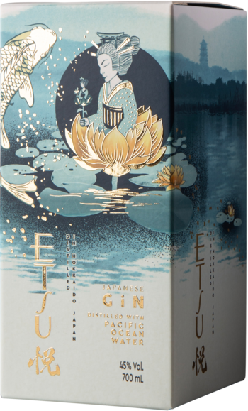 Etsu Pacific Ocean Water 45%, 70 cl