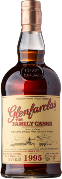 1995 Glenfarclas Family S22 cask, #6651, 50,2%, 70 cl, J & G Grant