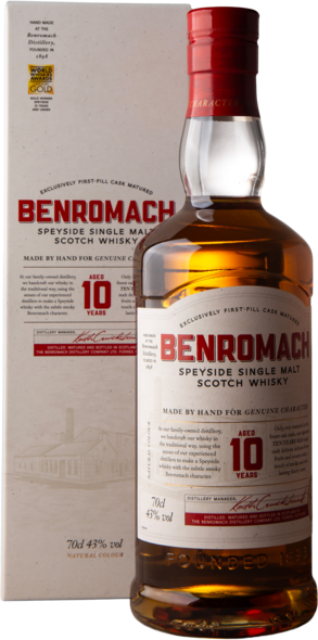 Benromach 10 Years 43%, 70 cl