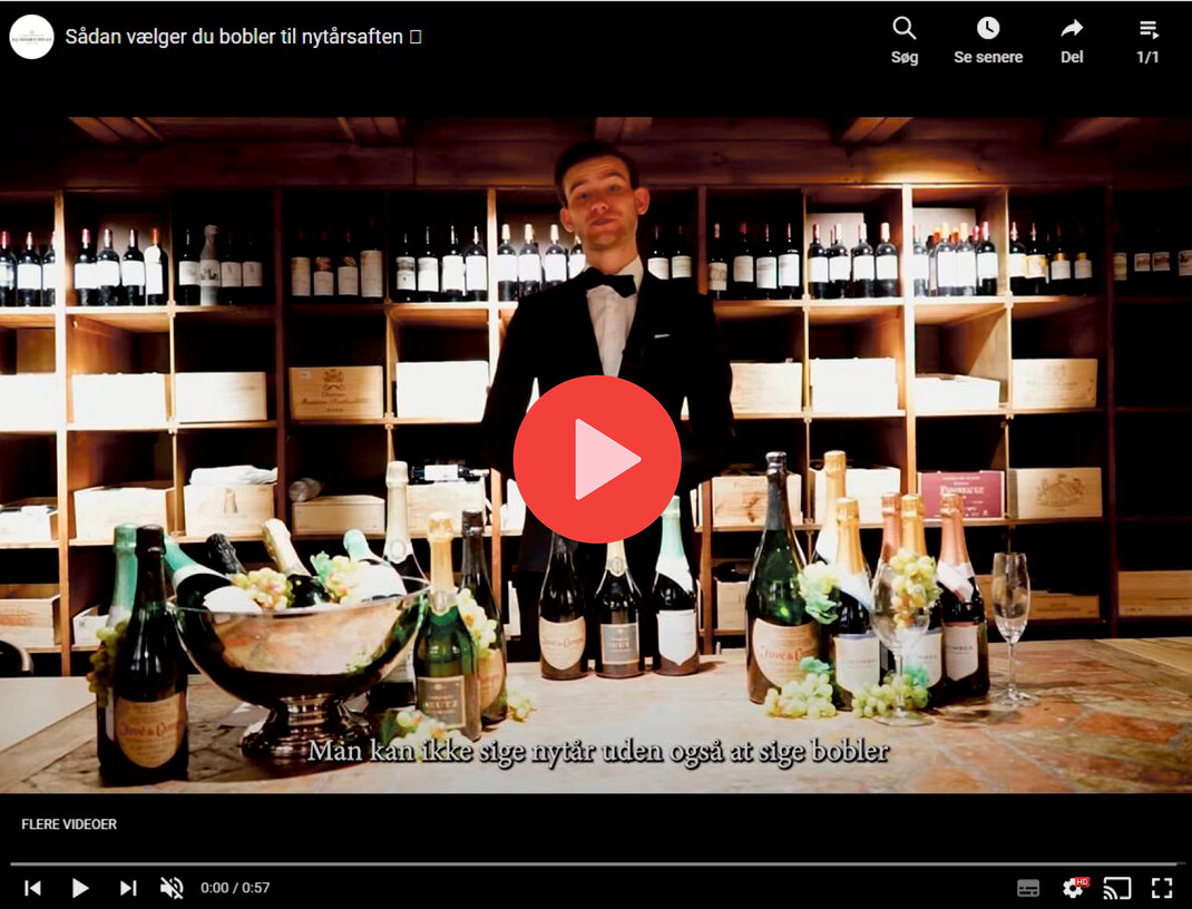 Nytår - Champagne - Bobler